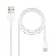 Câble USB-A - Lightning NANOCABLE - 1 mètre - 10.10.0401