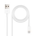 Câble USB-A - Lightning NANOCABLE - 1 mètre - 10.10.0401