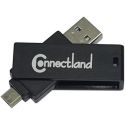 Lecteur multicartes OTG Micro USB Connectland 3601082 MICRO SD/MICRO