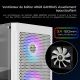 Gamdias Talos E3 Mesh RGB, blanc