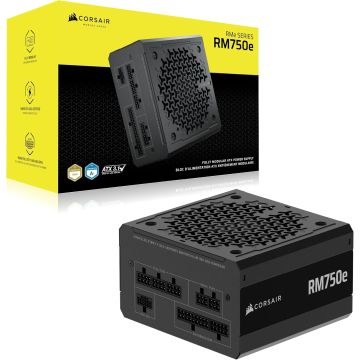 Alimentation CORSAIR RM750e, 750W, 80 PLUS Gold