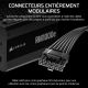 Alimentation CORSAIR RM1000E FULL MOD 80+GOLD - noire - CP-9020297-EU