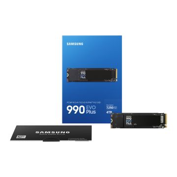 SSD 4To Samsung 990 Evo Plus - PCI-E5.0 x4 NVMe - MZ-V9S4T0BM
