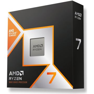 CPU AMD Ryzen 7 9800X3D - 4.7/5.2 GHz - 8 cœurs - 16 threads - 96 Mo cache - AM5 - tray