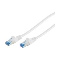 Cable réseau 1m ethernet RJ45 Cat6A S/FTP, blanc/gris - S-IMPULS 75711-W