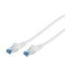 Cable réseau 1m ethernet RJ45 Cat6A S/FTP, blanc/gris - S-IMPULS 75711-W