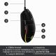 Souris Logitech G102 LightSync RGB, 6 boutons - 910-005823