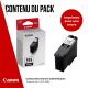 Cartouche Canon PG-595, 7.3ml, 180 pages