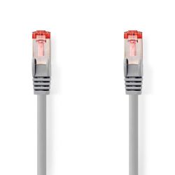 Câble réseau 30m ethernet RJ45 S/FTP Cat 6 LSZH, rond, blanc - CCGB85221GY300