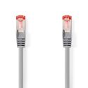 Câble réseau 30m ethernet RJ45 S/FTP Cat 6 LSZH, rond, blanc - CCGB85221GY300
