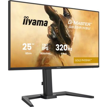 Moniteur 25" iiYama - 0.4ms - 320Hz - HP-HDMI - GB2591HSU-B1