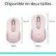 Logitech Signature M650 L for Business, bluetooth et 2.4Ghz, rose - 910-006237