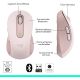 Logitech Signature M650 L for Business, bluetooth et 2.4Ghz, rose - 910-006237