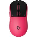 Souris Logitech G PRO X3 SUPERSTRIKE, sans fil, rose