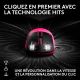 Souris Logitech G PRO X3 SUPERSTRIKE, sans fil, rose