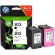 HP 303 - Pack de 2 - noir et couleur