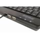 Mini clavier Perix Periboard-409H hub usb intégré, filaire, USB