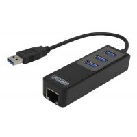 Hub USB3.0 3ports + 1 port Lan Ethernet