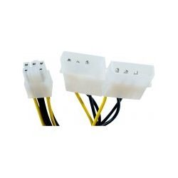 Adaptateur alimentation 6 pins vers 2 molex