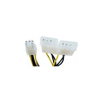 Adaptateur alimentation 6 pins vers 2 molex