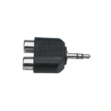 Adaptateur mini jack vers 2 RCA femelle