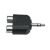 Adaptateur mini jack vers 2 RCA femelle