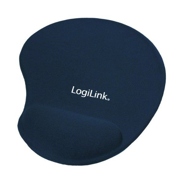 LogiLink Repose-poignets gel pour clavier, bleu