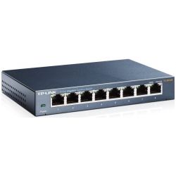 Switch TP-Link TL-SG108, 8 ports 1000Mb, métallique