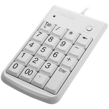 Pavé numérique Perixx Peripad-201PLUS, blanc