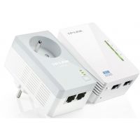 Kit TL-WPA4225KIT : 2 CPL TP-LINK 500Mb - Wifi 300Mb avec prise intégrée