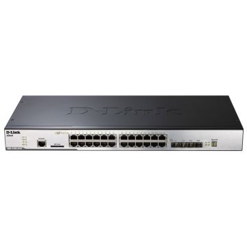 Switch D-Link DGS-3120 24 ports 10/100/1000 + 4 x SFP Gigabit