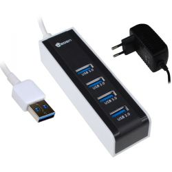 Hub USB Heden 4 ports USB3.0 Heden avec alimentation