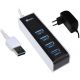 Hub USB 4 ports USB3.0 Heden avec alimentation